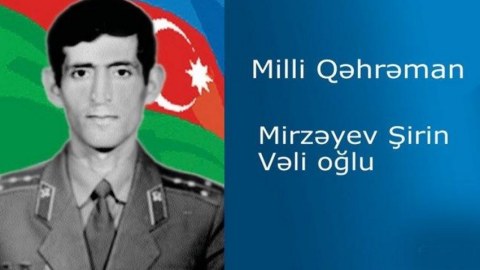 Milli Qəhrəman Şirin Mirzəyevə şeir ithaf olundu