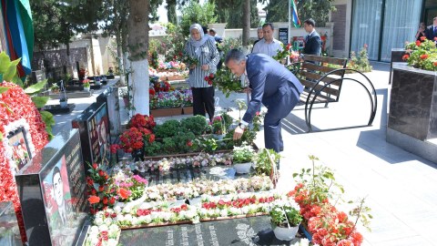 Abşeronda şəhid ailələri və qazilər ziyarət olunub - FOTO