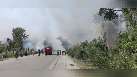Xaçmazda yanğın genişlənib - FHN məlumat yaydı 