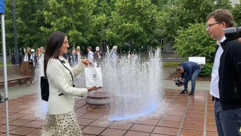 Tallində dostluq parkı yenidən quruldu - FOTO