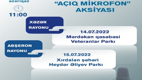 “Açıq mikrofon” aksiyası davam edir