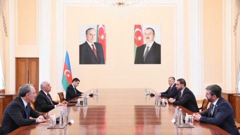 Əli Əsədov İrakli Şotadze ilə görüşüb