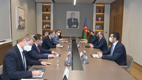 Ceyhun Bayramov Toivo Klaarla görüşdü 