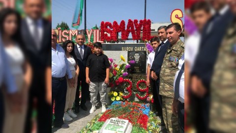 Şəhidin doğum günündə ailəsi ziyarət olunub - FOTO