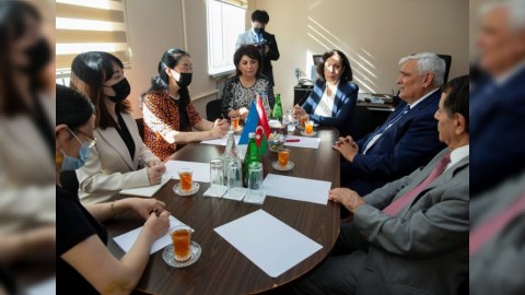 Kamal Abdulla Çinin ölkəmizdəki səfiri ilə görüşdü - FOTO