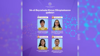 Şagirdlərimiz beynəlxalq olimpiadada 4 medal qazandı