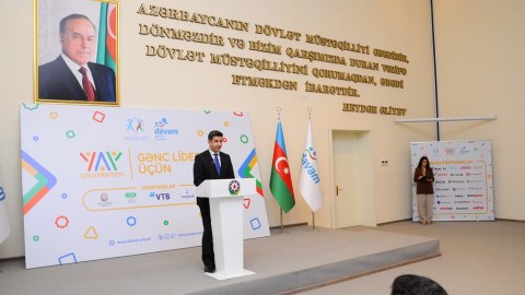 Naftalanda “Gənc Liderlər üçün Yay Universiteti” layihəsinə start verildi