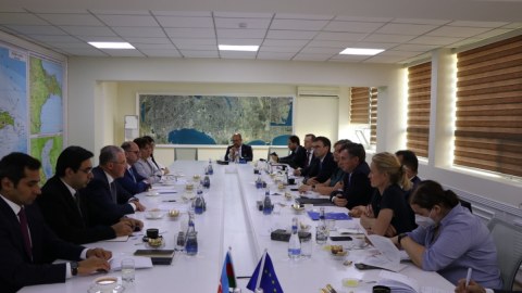 Nazir Avropa Parlamentinin Xarici Əlaqələr Komitəsinin sədri ilə görüşüb