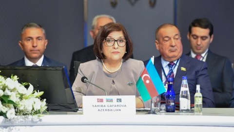 Azərbaycan-Türkiyə-Pakistan spikerləri görüşdü - FOTOLAR