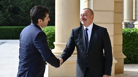 İlham Əliyev Kiril Petkovla birgə şam yeməyində oldu