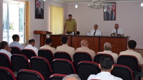 Yanğınlara qarşı tədbir keçirilib - FOTO