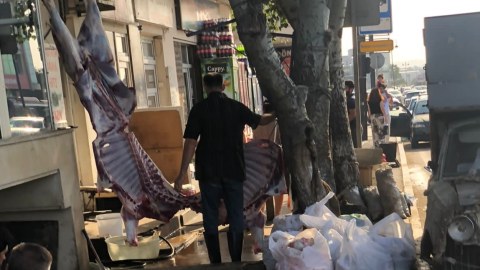 "Babək" prospektində antisanitariya - FOTOLAR