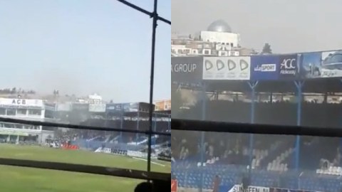 Yarış partlayışla bitdi - Yaralılar var