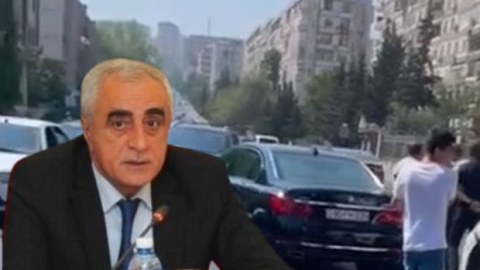 Bakıda nazir müavini qəzaya düşdü - FOTO