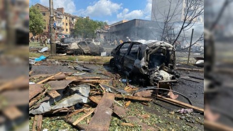 Lvova raket zərbələri endirildi