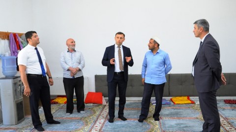 Naftalanda din xadimləri ilə görüş keçirilib