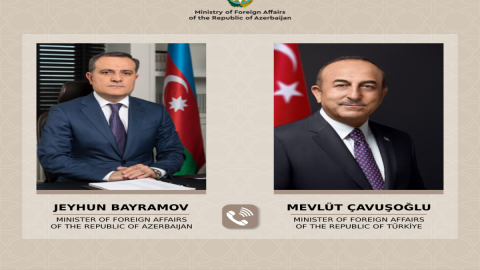 Ceyhun Bayramov Çavuşoğlu ilə səfirliyə hücumu müzakirə etdi