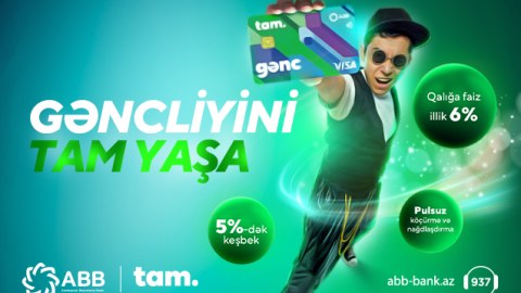 TamGənc kartı ilə gəncliyini