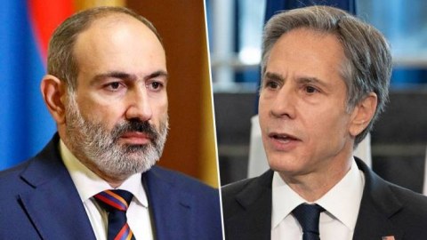 Paşinyan və Blinken Qarabağdakı gərginliyi müzakirə etdi