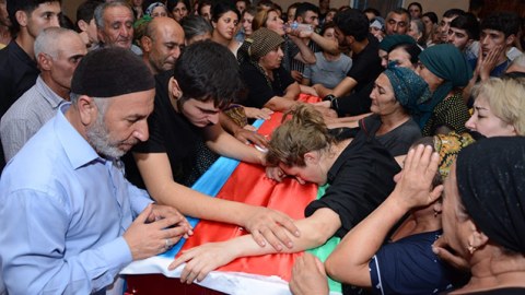 Şəhidimiz Ağstafada dəfn edildi - YENİLƏNİB