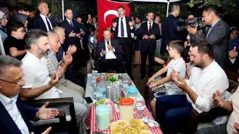 Ərdoğan şəhid ailəsini ziyarət etdi