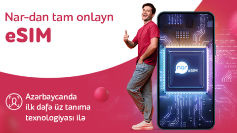 Azərbaycanda ilk üztanıma texnologiyalı - eSIM xidməti