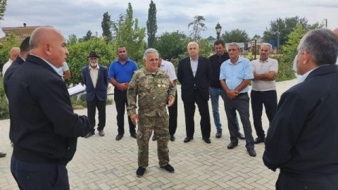 Füzulidə vətəndaşların problemləri dinlənildi - FOTOLAR