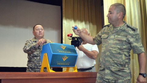 “Artilleriya atəşinin ustaları” müsabiqəsinin püşkü atıldı - FOTO