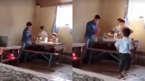 Spirtli içki içən uşaqların görüntüsü yayıldı - VİDEO