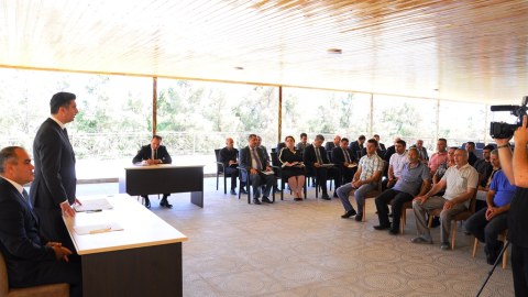 Naftalanda növbəti səyyar qəbul keçirilib
