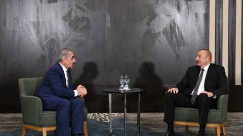 Prezident Fələstinin Baş naziri ilə görüşüb - YENİLƏNİB