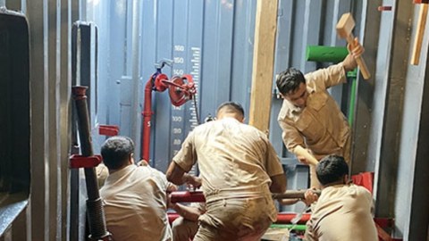 “Dəniz kuboku”na qatılacaq hərbçilərin təlimləri davam edir
