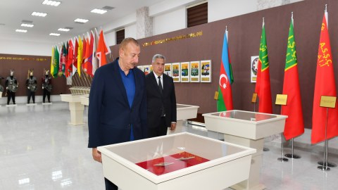 İlham Əliyev Ağsuda muzey açılışında - YENİLƏNİB 