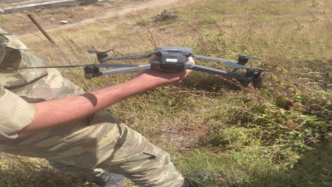 Şuşada ermənilərə məxsus kvadrakopter endirildi - FOTO