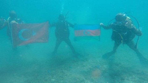 Azərbaycan və Türkiyə hərbçiləri birgə təlim keçir - FOTO