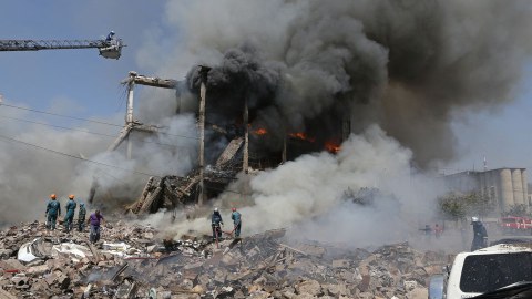 İrəvandakı partlayışda 20 nəfər itkin düşüb