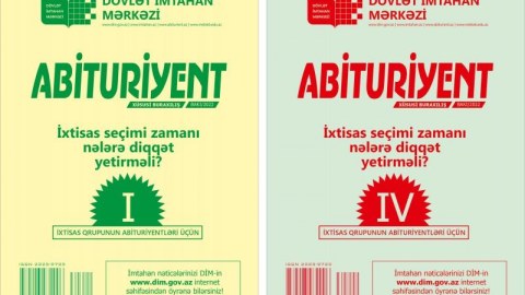İxtisas seçimi edən abituriyentlərin NƏZƏRİNƏ