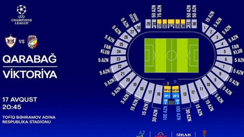 "Qarabağ" daha 2500 bileti satışa çıxardı