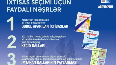 İxtisas seçimi edən abituriyentlərin nəzərinə