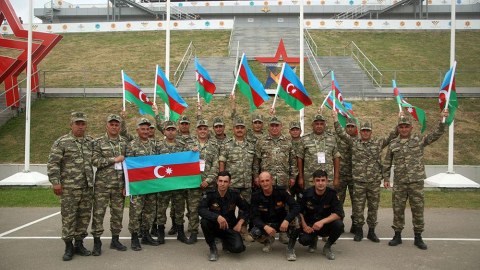 Hərbçilərimiz “Tank biatlonu”nda yarımfinala yüksəldi
