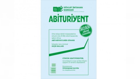 “Abituriyent” jurnalının xüsusi buraxılışı satışa çıxarıldı