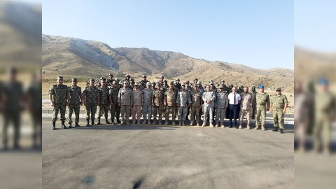 İran hərbçiləri Füzuli və Xocavənddə - FOTOLAR