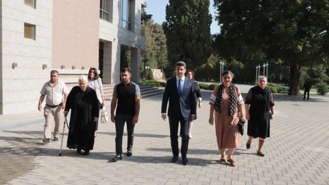 Şəhid ailələri və qazilər Abşerona yola salındı
