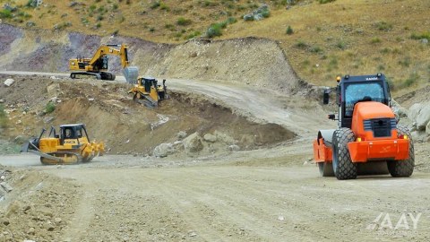 Qubadlı-Eyvazlı yolu belə çəkilir - FOTOLAR
