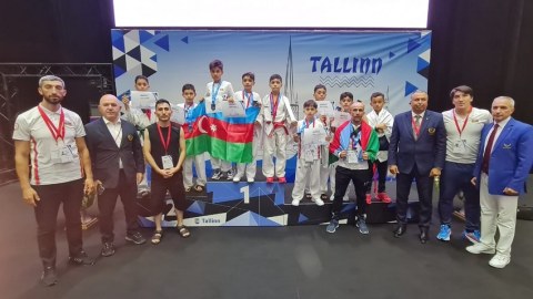 Taekvondoçularımız 9 medal qazandı