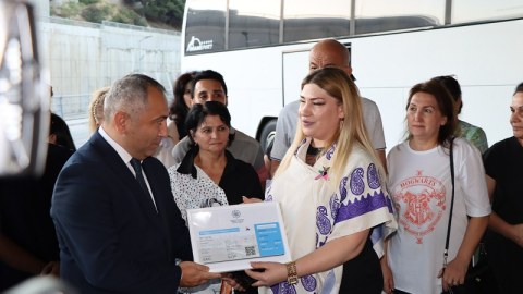 Şuşaya yolan salınan 10 000-ci sərnişin - FOTOLAR
