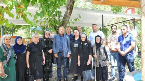 Cavanşir Feyziyev seçicilərlə görüşüb