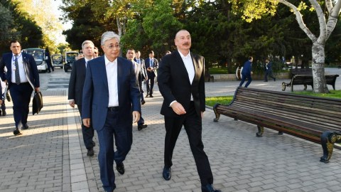 Prezidentlər "Qazax yurtası" ilə tanış oldular - YENİLƏNİB 