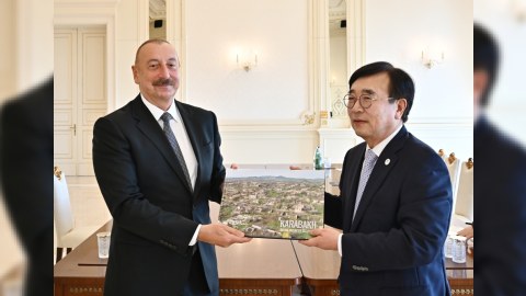 Prezident Koreyanın xüsusi nümayəndəsini qəbul edib - YENİLƏNİB