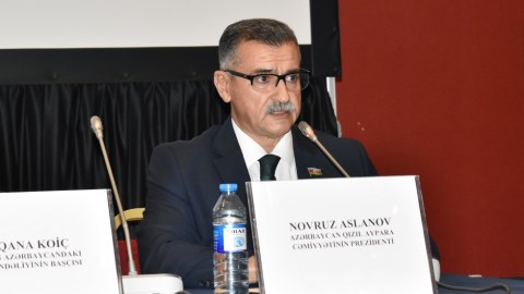Novruz Aslanov konfransda iştirak edib - FOTO
